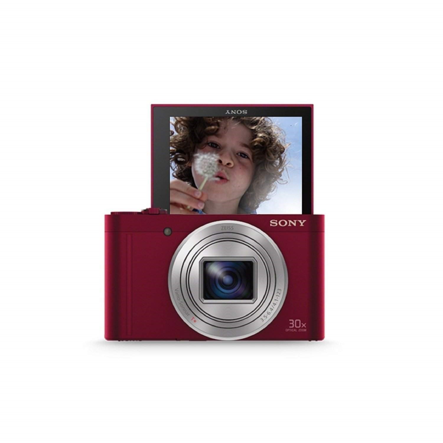 Sony DSC-WX500 Red Camera Kit inc 8GB SD Card and Case - Laptops